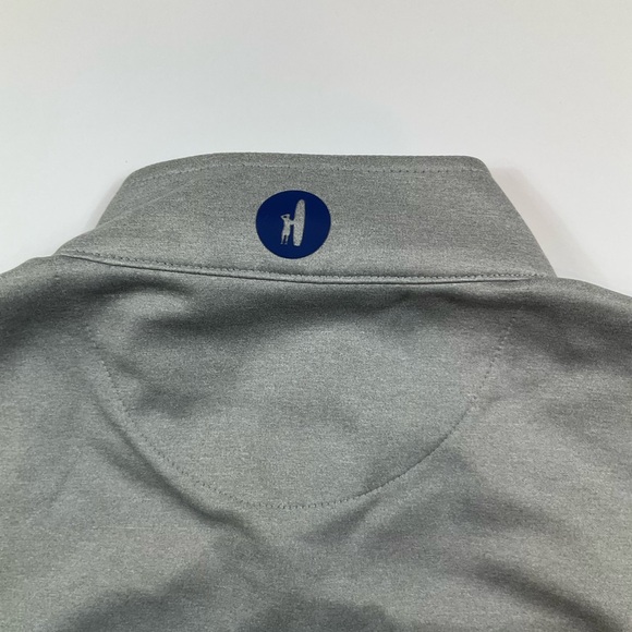 JOHNNIE-O Denny Performance Men’s 1/2 Zip Vest Gray Sz Small NWT MSRP $138 - Picture 8 of 10